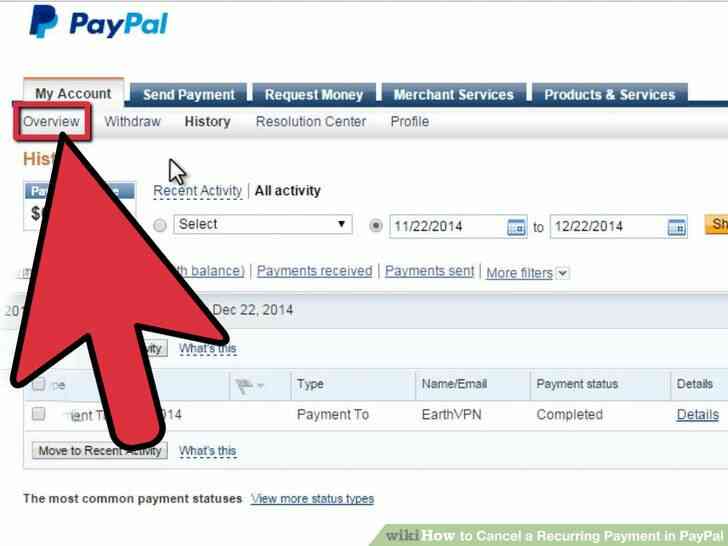 Image intitulée Annuler un Paiement Récurrent dans PayPal Étape 8